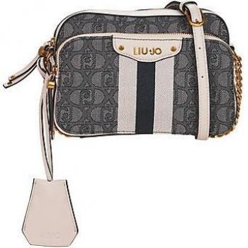 Liu Jo Square Canvas Logo Monogram Shoulder Bag, Women's Cross Body Bag, Multicolor, Size: ONE SIZE