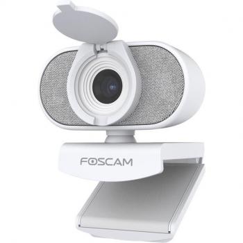 Foscam W41 Webcam USB 1520p 2K Super HD, 84° Gran Angular, Doble Micrófono Integrado