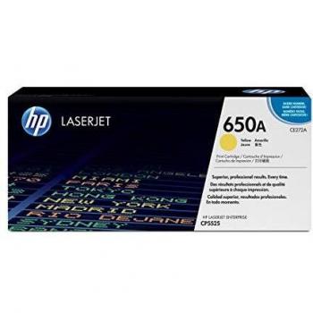 HP 650A (CE272A) Original Yellow LaserJet Toner Cartridge