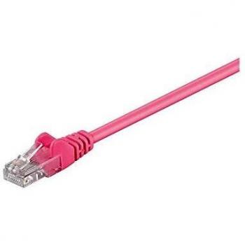 Cable de red U/UTP Cat.5e 3,0m magenta