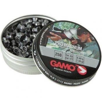 Gamo - Munición Pro-Magnum Diabolo, Color Plata, Cal. 4,5 mm, 200231
