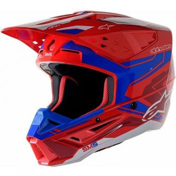 Alpinestars Casco de Cross SM5 Action 2 Rojo-Azul XL 2024