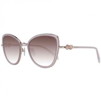 Emilio Pucci Women's Pink Butterfly Sunglasses EP0184 74F with Gradient Lenses, One Size