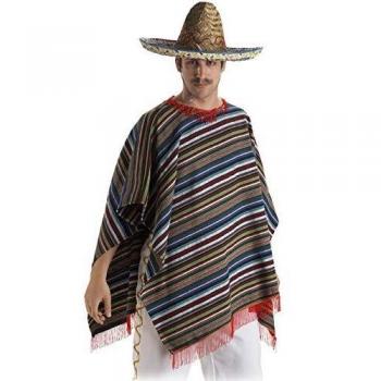 Poncho mejicano adulto