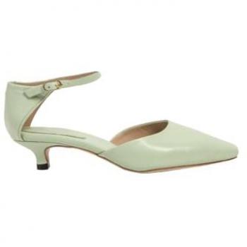 Sandalias de Piel con Tacón Neosens para Mujer S3025 Aledo Verde Pastel, 3 a 5cm, Hebilla, Casual y Fiesta