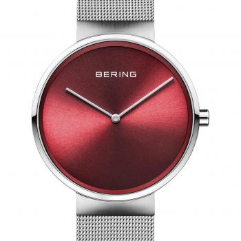 Bering Classic Unisex Watch 39mm Silver Milanese Bracelet 5ATM