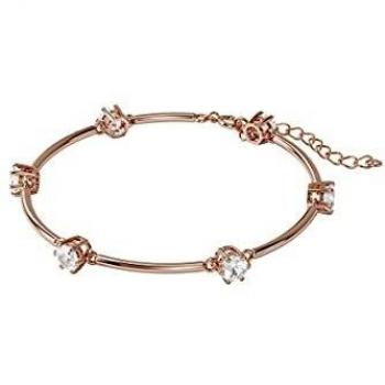 Swarovski Constella White Rose Gold Bracelet, female, Yellow, Size: ONE SIZE