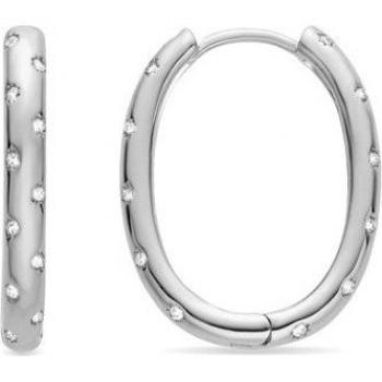 Pendientes Luxenter Ikrul acabado rodio