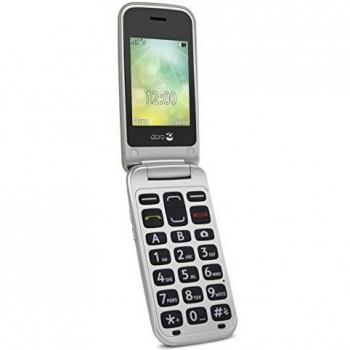 Doro 2424 6,1 cm (2.4) Champán, Plata - Teléfono móvil (Concha, 6,1 cm (2.4), 3 MP, Bluetooth, 800 mAh, Champán, Plata)