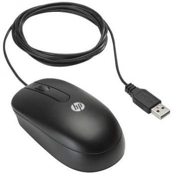 HP USB Optical Scroll Mouse (Ambidextrous, 800 DPI, Black)