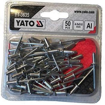 YATO YT-3635 - remaches ciegos de aluminio 9.6x4.0mm