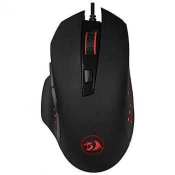Redragon M610 Gainer Ratón Gaming USB 3200 DPI Negro - 5 Botones - Iluminación RGB - Uso Diestro - Cable de 1.80m