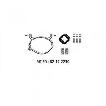 Kit de Montaje Sistema de Escape HJS 82 12 2230 para BMW Serie 3 Berlina, Touring y Coupé