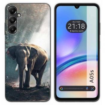 Funda de Silicona para Samsung Galaxy A05s con Diseño de Elefante y Dibujos
