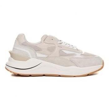 D.a.t.e. Men's White Leather High-Top Sneakers Size 43