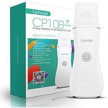 VOYOR limpiador ultrasónico facial, limpiador de poros limpiador peeling facial Facial Removedor de Acné, con 3 modos, extractor de acné comedones CP100
