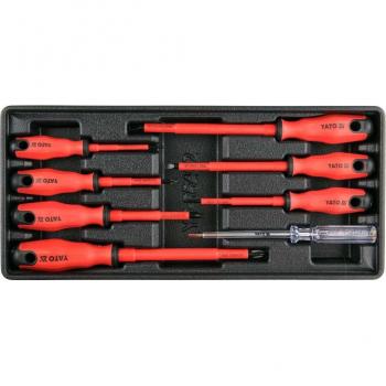 Yato YT-55462 Juego de Destornilladores Manuales Planos