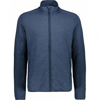 CMP Men's Fleece Hoodie with Hood - Indigo Melange, Size 2XL