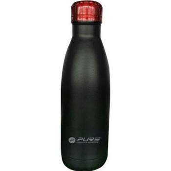 Pure2Improve Unisex Black Sports Water Bottle