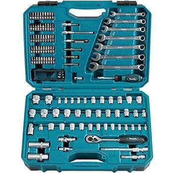Makita E-06616 Juego de Herramientas de 120 Piezas, 0 V, Multi