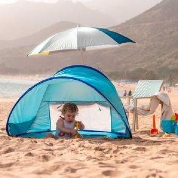Tienda de Playa con Piscina para Niños Tenfun InnovaGoods