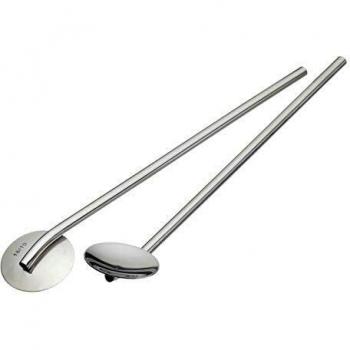 Kitchen Craft Pajitas/Agitadores de Acero Inoxidable, Plata