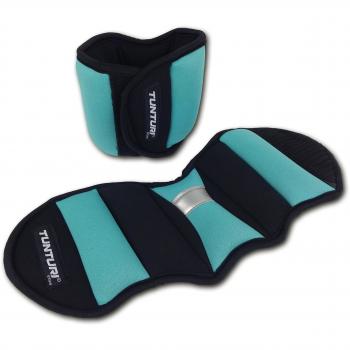 Tunturi Nylon - Lastres de tobillos, color negro / azul, talla 0.75 Kg