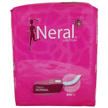 NERAL Compresas Clásica Normal Ultrasuave Adherente - 20 Unidades