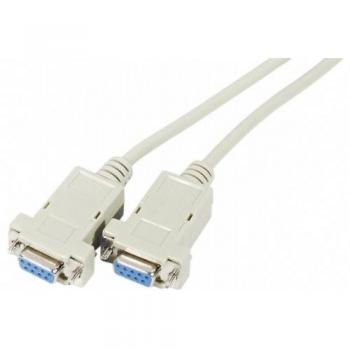 Cable DB9 Null Modem Transferencia Hembra 10 m