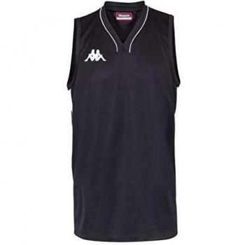 Kappa Cairo Camiseta Baloncesto, Hombre, Negro, L