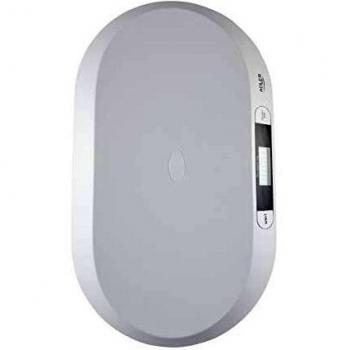 ADLER AD8139 Báscula Digital para Bebé, Capacidad 20 Kg, Pantalla LCD, Función HOLD y Tara