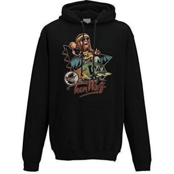 sudadera con capucha hombre Wolf basket superhero XL
