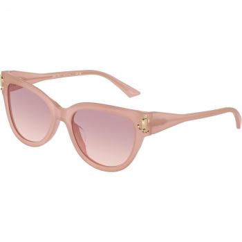 Jimmy Choo JC5018U Women's Panthos Sunglasses in Pink Frame with Brown & Violet Gradient Lenses