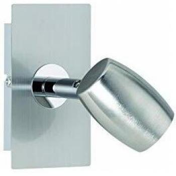 Foco Spot Interior Michael 1 Luz GU10 Níquel Mate Orientable
