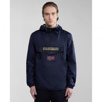 Parka Rainforest WB PKT V2 de hombre impermeable con capucha Napapijri azul oscuro