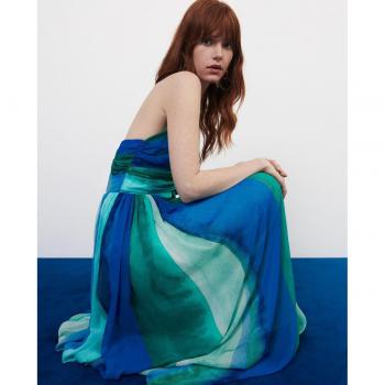 Tintoretto - Vestido largo con tirantes tye dye