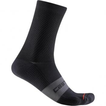 Calcetines Castelli Espresso 15 Negro, Talla S/M