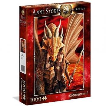 Anne Stokes Collection Inner Strength 1000 Piece Jigsaw Puzzle by Clementoni