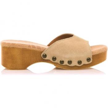 Sandalias de tacón Elois beige Mustang - Elegancia y comodidad para tus pies
