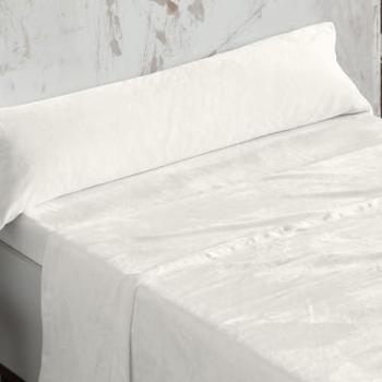 Burrito Blanco Juego de Sábanas de Coralina | Cama de 90x190/200cm | Incluye 3 Piezas