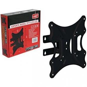 Bcalpe 662681 Soporte Mural Fijo, orientable, Negro