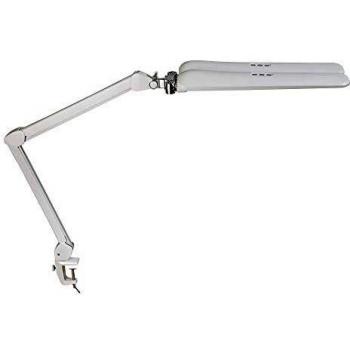 Lámpara de pinza LED MAULcraft duo, dimmable, 2 cabezales flexibles, 2200 lm, 13 W, luz diurna