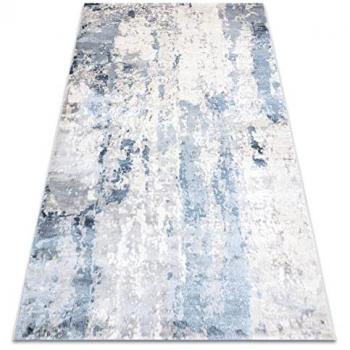 Alfombra Acrílica Elitra 6204 Abstracción Vintage Gris/Azul 240x350 cm