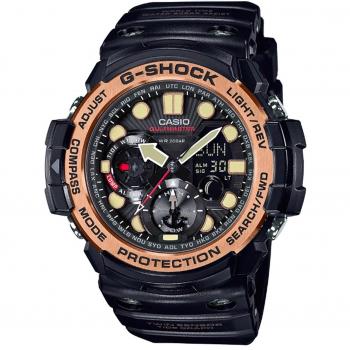 Reloj de pulsera CASIO G-Shock GN-1000RG-AADR, correa color negro, dial negro, hombre
