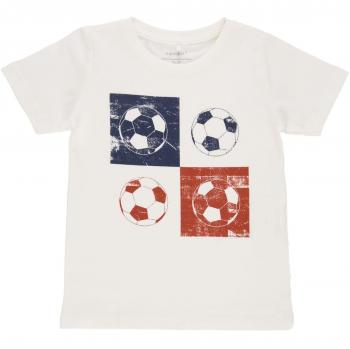 Camiseta escote redondeado con canalé elástico
