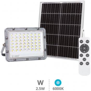 Proyector solar LED Edara 2,5W 6500K IP65