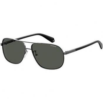 Polaroid Ruthenium/Grey Sunglasses for Men, Size: 60 MM