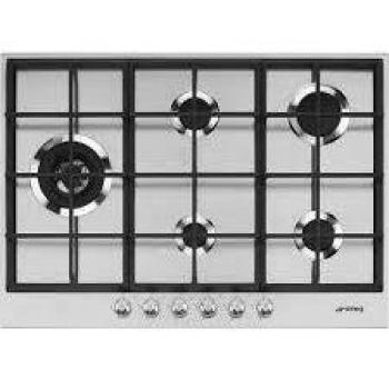 Placa de gas Smeg 70 cm con 5 quemadores y rejillas de hierro fundido PX175L