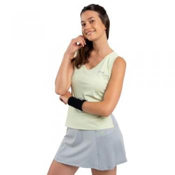 Camiseta Sin Mangas Nox Pro Verde Lirio Mujer