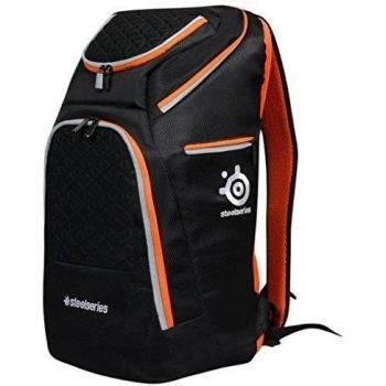 Port Designs Gaming - Mochila para portátiles y netbooks de hasta 17, color negro y naranja